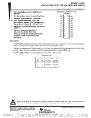 SN74CBTLV3383DBQ datasheet pdf Texas Instruments