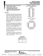 SN54F244FK datasheet pdf Texas Instruments