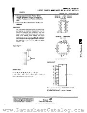 SN54S134W datasheet pdf Texas Instruments