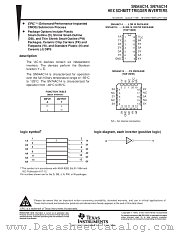 SN74AC14DB datasheet pdf Texas Instruments