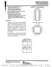 SN54BCT241FK datasheet pdf Texas Instruments