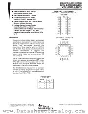 SN54BCT244W datasheet pdf Texas Instruments