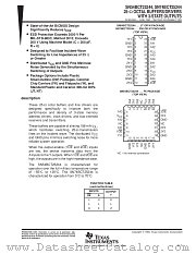 SN54BCT25244W datasheet pdf Texas Instruments