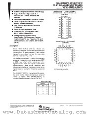 SN54BCT2827CW datasheet pdf Texas Instruments