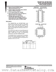 SN54BCT540FK datasheet pdf Texas Instruments