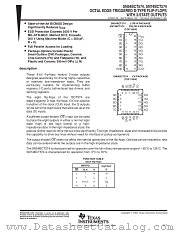SN54BCT574W datasheet pdf Texas Instruments