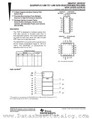 SN54F257 datasheet pdf Texas Instruments