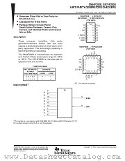 SN54F280BJ datasheet pdf Texas Instruments