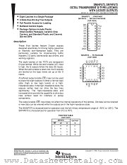 SN54F573FK datasheet pdf Texas Instruments