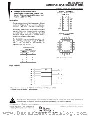 SN54F86 datasheet pdf Texas Instruments