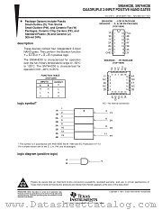 SN54HC00FK datasheet pdf Texas Instruments