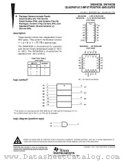 SN54HC08W datasheet pdf Texas Instruments