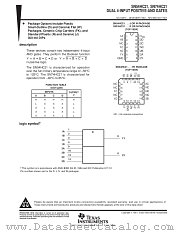SN54HC21FK datasheet pdf Texas Instruments