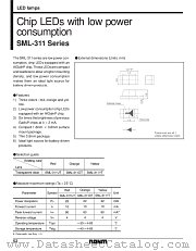 SML-311 datasheet pdf ROHM