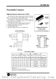 SL74HC161 datasheet pdf System Logic Semiconductor