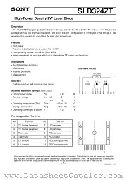 SLD324ZT-1 datasheet pdf SONY