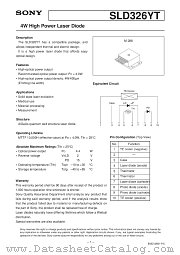 SLD326YT-1 datasheet pdf SONY