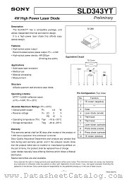 SLD343YT-2 datasheet pdf SONY