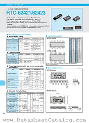 RTC-62421 datasheet pdf Epson Company