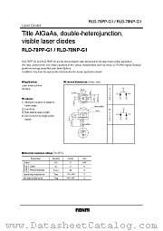 RLD-78PP-G1 datasheet pdf ROHM