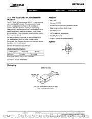 RFF70N06 datasheet pdf Intersil