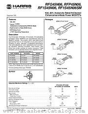 RF1S45N06SM datasheet pdf Fairchild Semiconductor