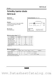 RB721Q-40 datasheet pdf Diodes