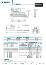 PC1602-G datasheet pdf Powertip Technology