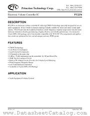 PT2256-S datasheet pdf Princeton Technology Corporation