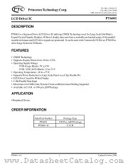 PT6601-H datasheet pdf Princeton Technology Corporation