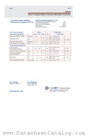 IFN146 datasheet pdf InterFET Corporation