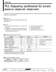 BU2611A datasheet pdf ROHM
