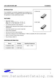 S1A2206D01-D0B0 datasheet pdf Samsung Electronic