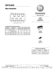 SN74LS05 datasheet pdf ON Semiconductor