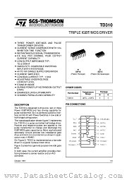 TD310I datasheet pdf ST Microelectronics