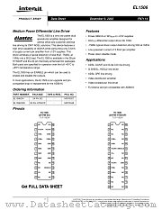 EL1506CRE datasheet pdf Intersil