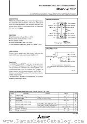 M54567FP datasheet pdf Mitsubishi Electric Corporation