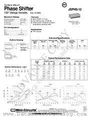 JSPHS-12 datasheet pdf Mini-Circuits