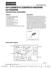 KA1H0380RB-YDTU datasheet pdf Fairchild Semiconductor