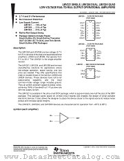 LMV324D datasheet pdf Texas Instruments