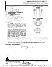 LMV339PW datasheet pdf Texas Instruments
