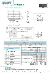 PG12032-D datasheet pdf Powertip Technology