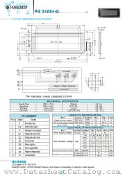 PG24064-G datasheet pdf Powertip Technology