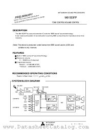 M61503 datasheet pdf Mitsubishi Electric Corporation