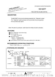 M61509 datasheet pdf Mitsubishi Electric Corporation