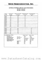 MV2201 datasheet pdf Knox Semiconductor Inc