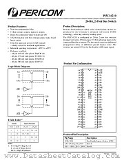 PI5C16210 datasheet pdf Pericom Technology