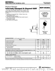 MGP15N38CL datasheet pdf ON Semiconductor