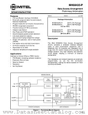MH88435AS-PI datasheet pdf Mitel Semiconductor