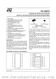74LVQ574T datasheet pdf ST Microelectronics
